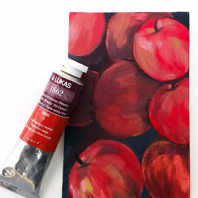 Lukas 1862 Professional German Oil Paint, Titanium White 37 mL - w/Beeswax & Non-Yellowing Sunflower Oil, Short Drying Time, Smooth, Outstanding Lightfastness - Image 3